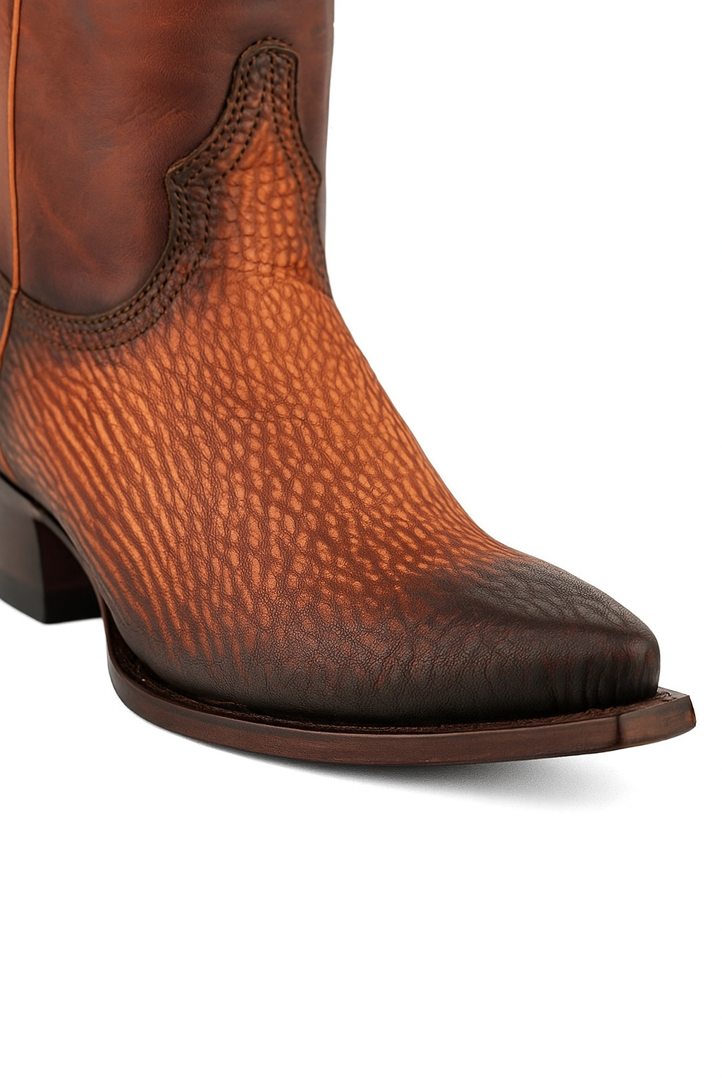King Exotic Shark Snip Toe Western Boots