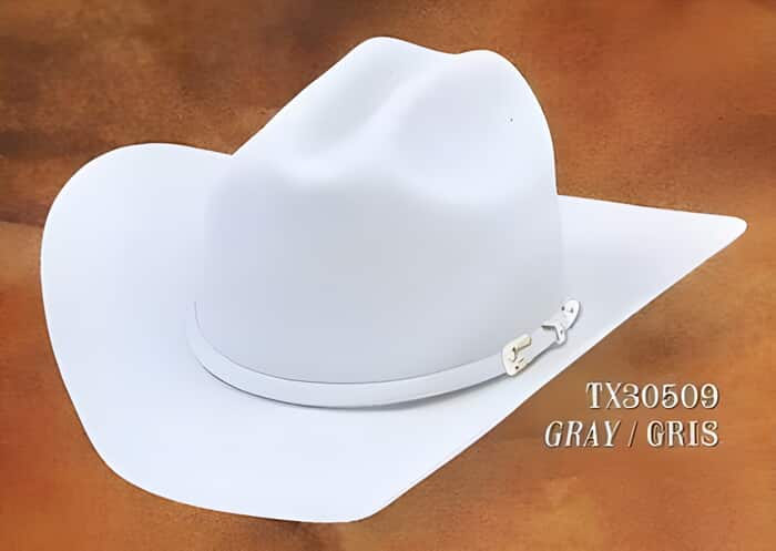 Tejana Cowboy Western Hat 4X Felt Hats Gray