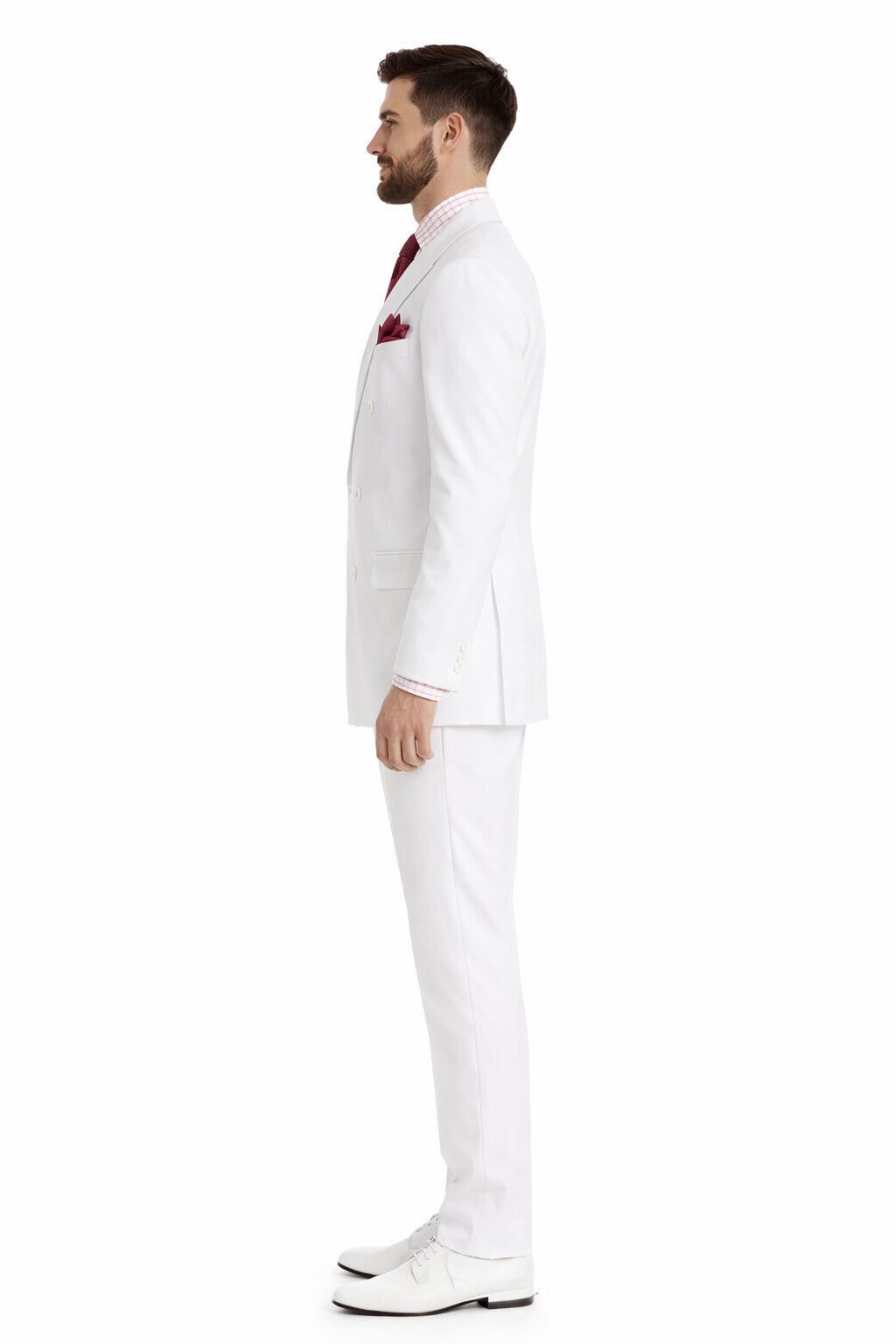 Apollo King Men's 2pc Double Breasted Outlet Suit Pleated Pants
