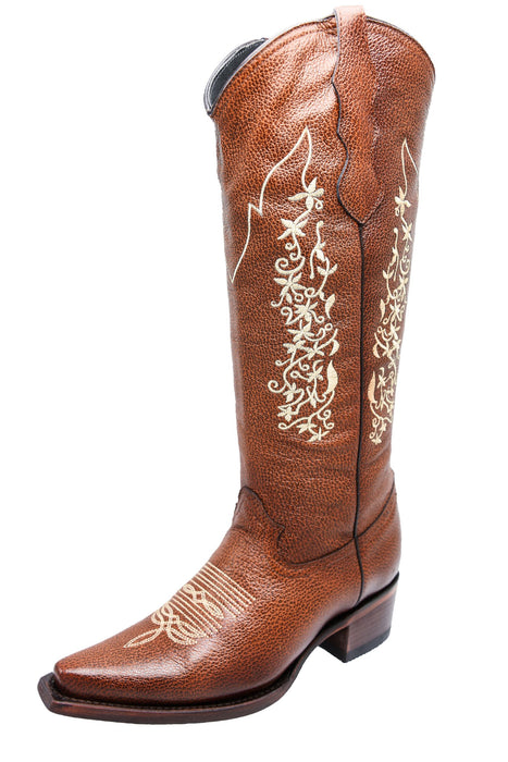 Botas de Cuero Original para Mujer Color Shedron WD