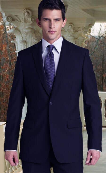 Pinstripe Notch Collared Single Breasted Designer Fitted Man Made Fiber Soft Latest Boy Suit