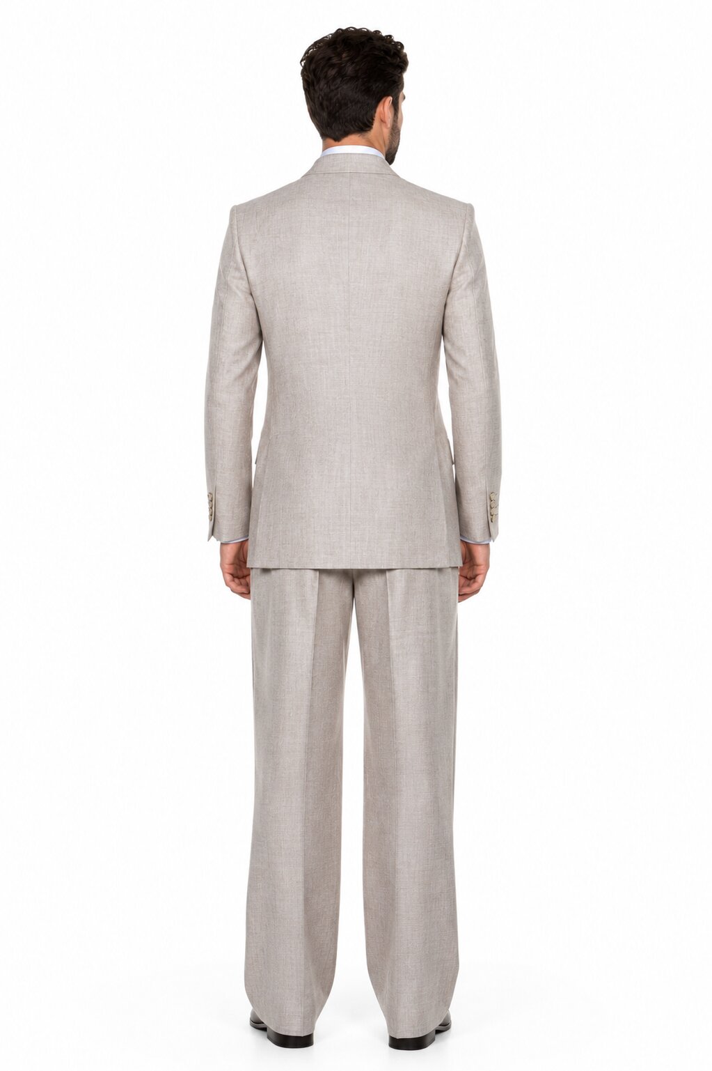 Baggy Pleated Wool Suits by Rossiman
