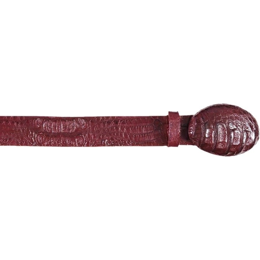 Caiman Skin Cowboy Belt by Wild West Boots