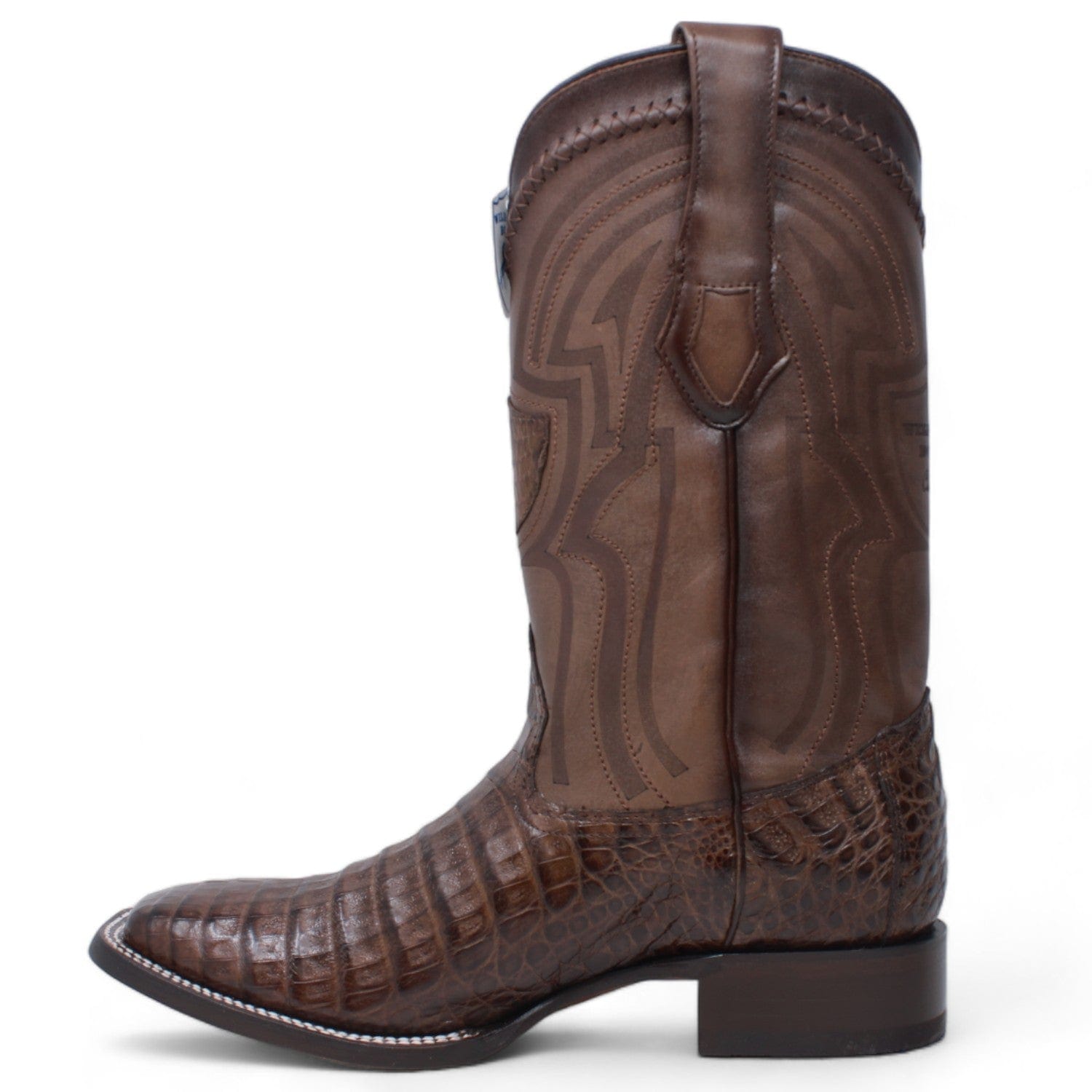 Wild West Caiman Belly Ranch Toe Boots 2824L82