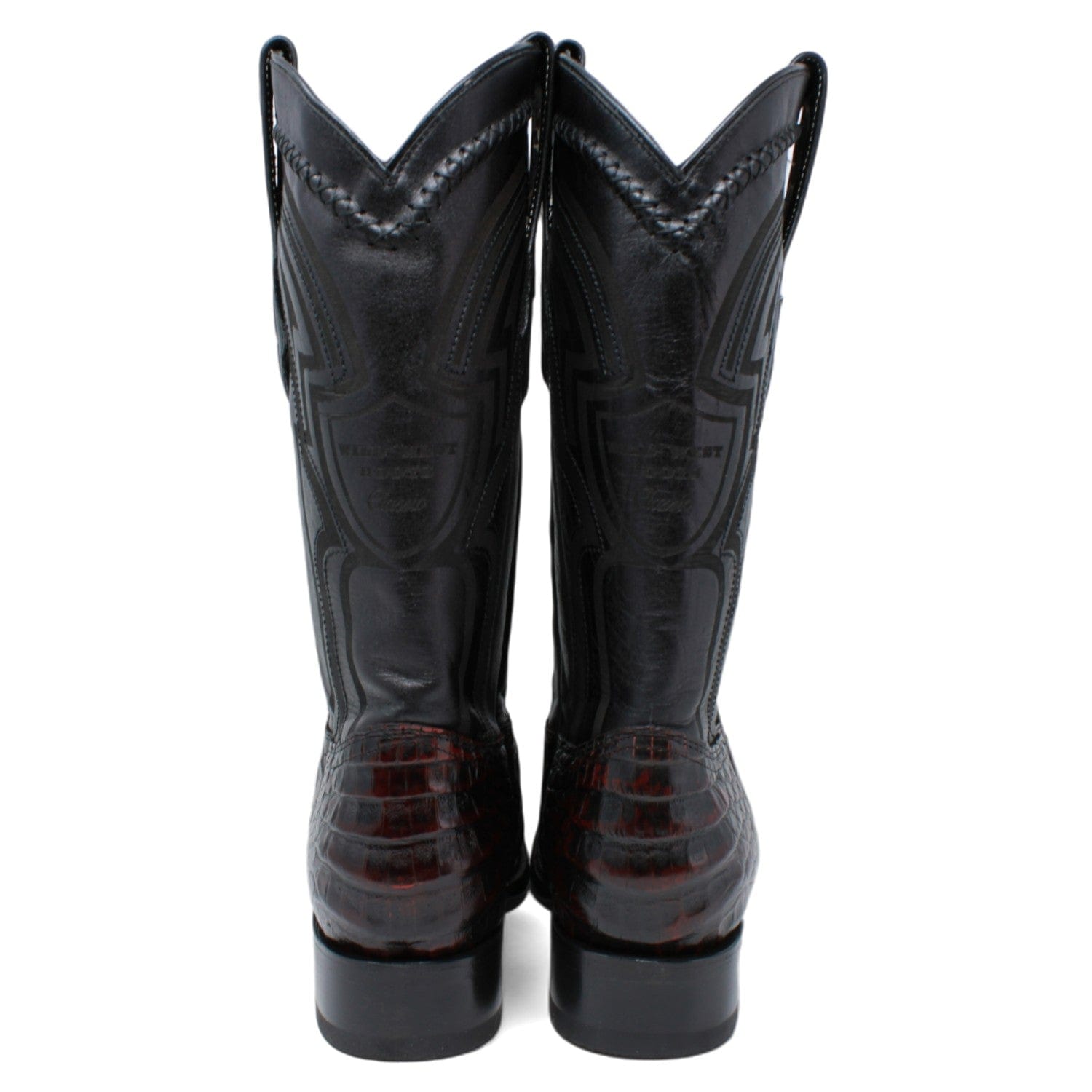 Wild West Caiman Square Toe Belly Boots 277L82