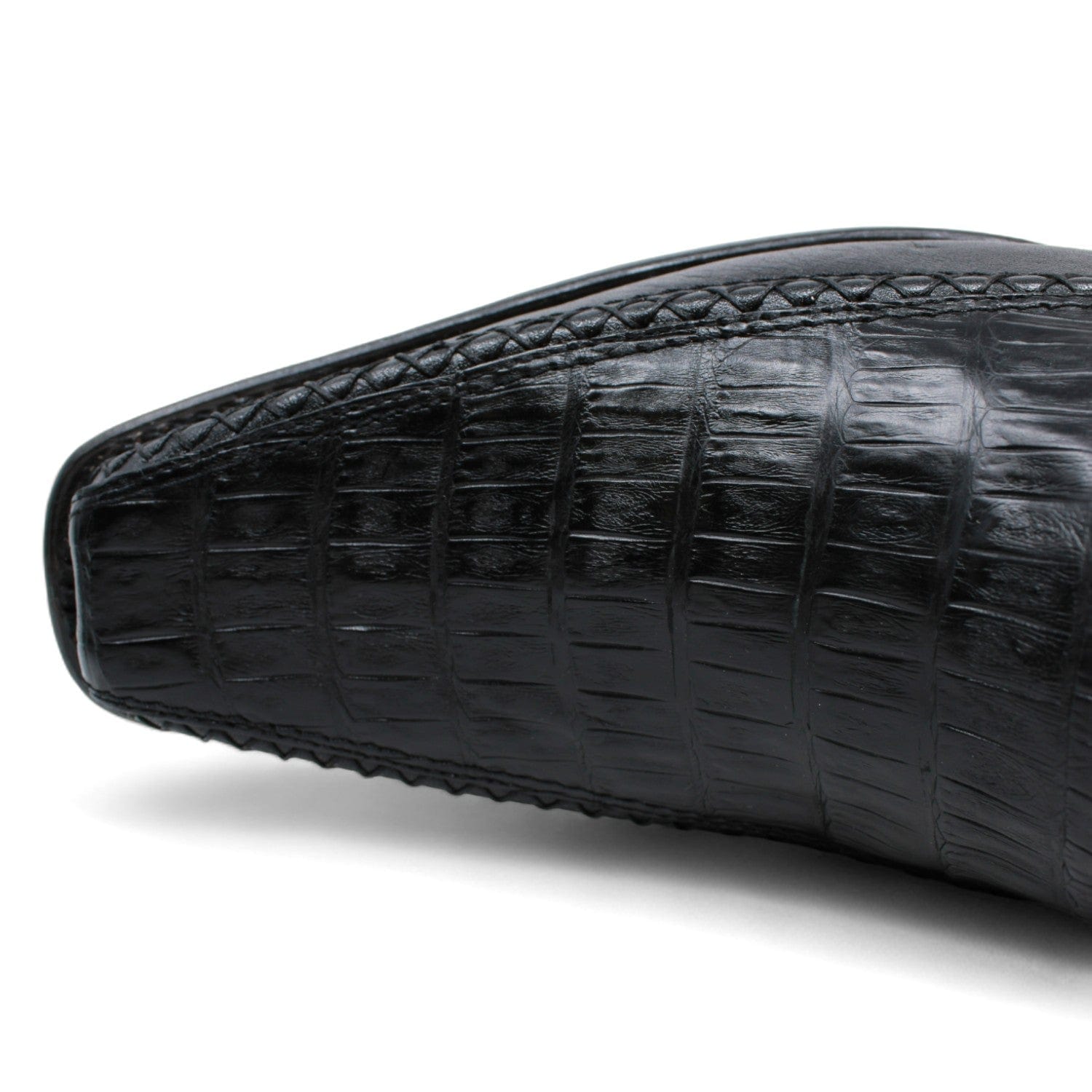 Wild West Caiman Belly & Deer Square Toe Boots