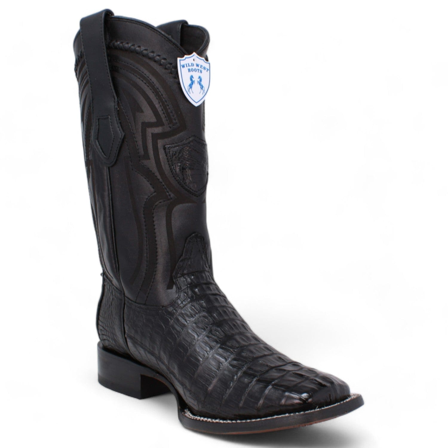 Wild West Caiman Tail Ranch Toe Boots for Men