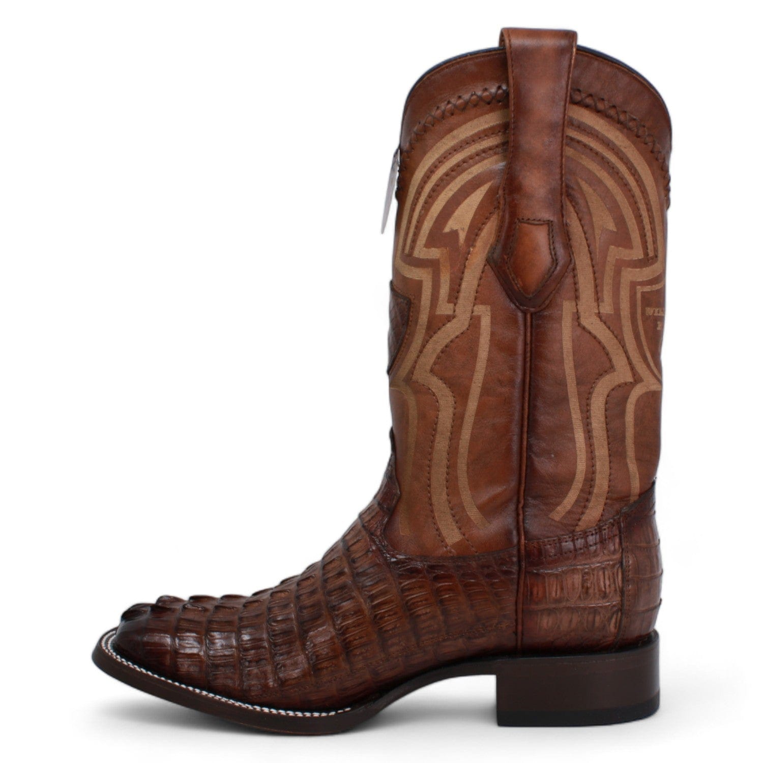 Wild West Caiman Tail Ranch Toe Boots for Men