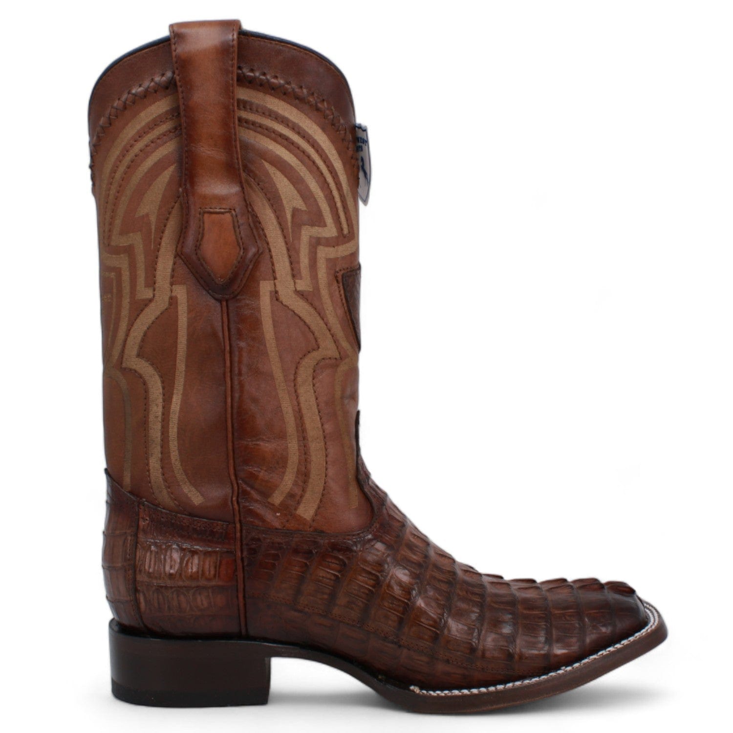 Wild West Caiman Tail Ranch Toe Boots for Men