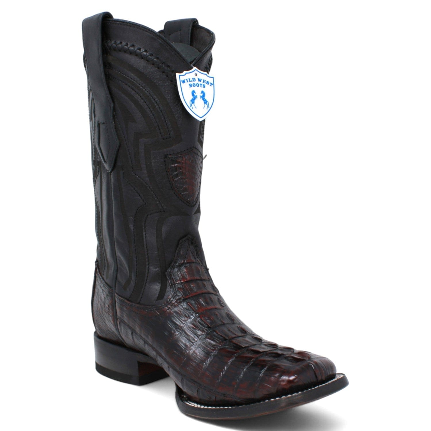 Wild West Caiman Tail Ranch Toe Boots for Men
