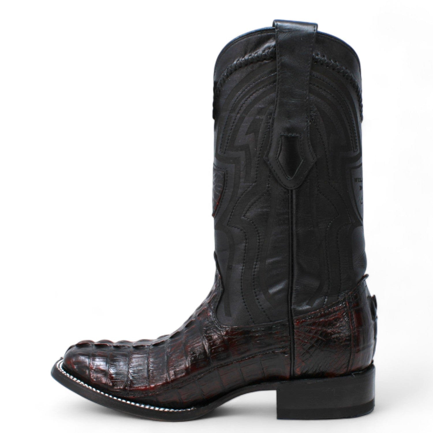 Wild West Caiman Tail Ranch Toe Boots for Men