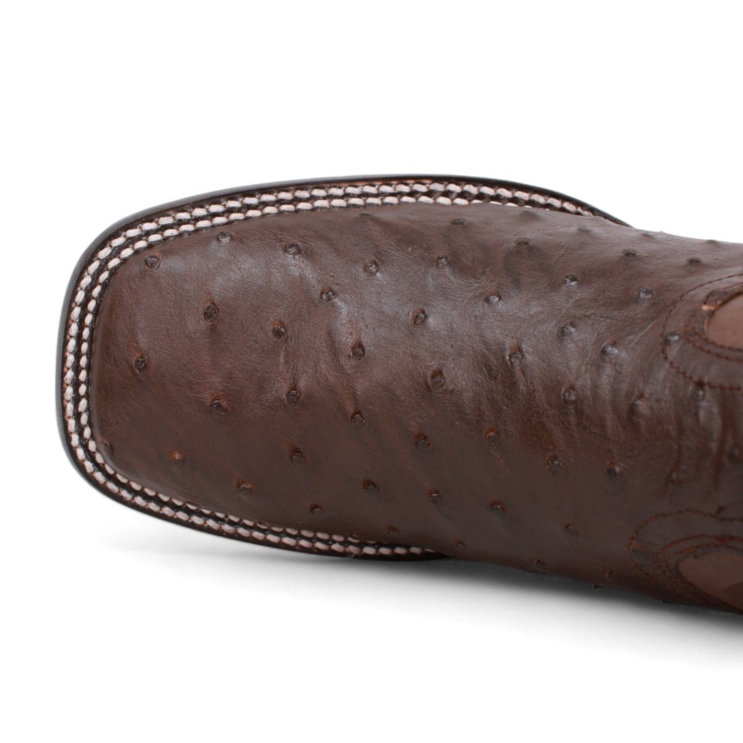 Wild West Ostrich Skin Ranch Toe Boots for Men