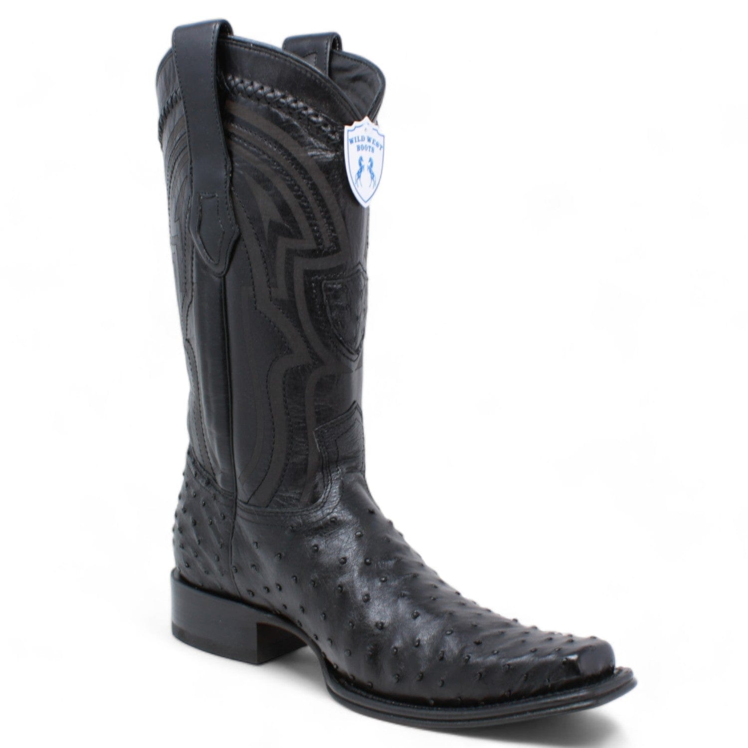 Wild West Full Quill Ostrich European Toe Boots