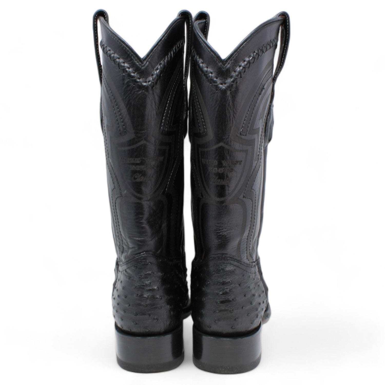 Wild West Full Quill Ostrich European Toe Boots