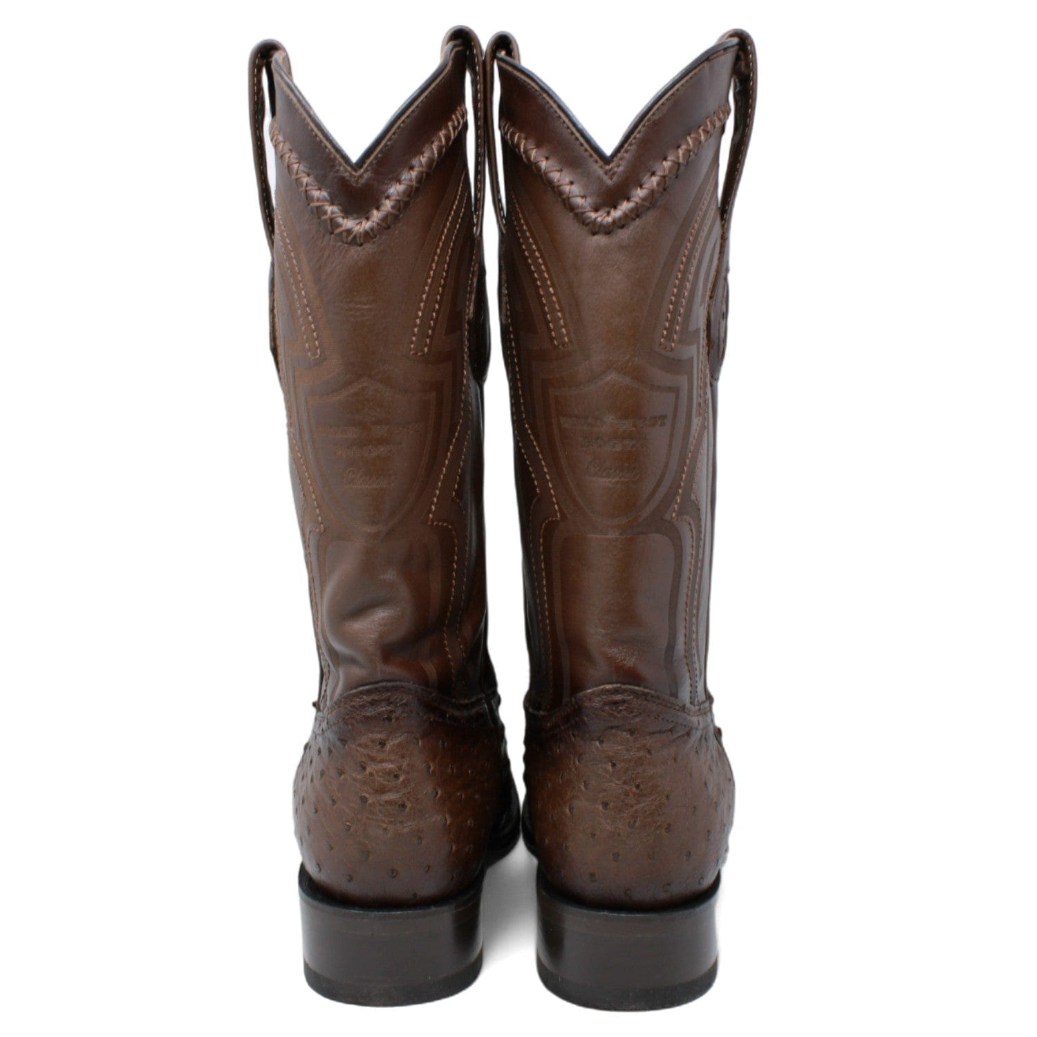 Wild West Full Quill Ostrich European Toe Boots