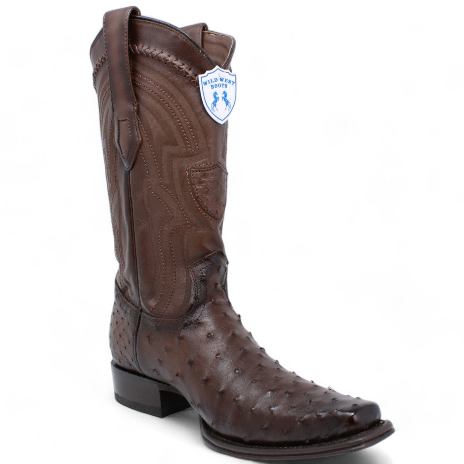 Wild West Full Quill Ostrich European Toe Boots