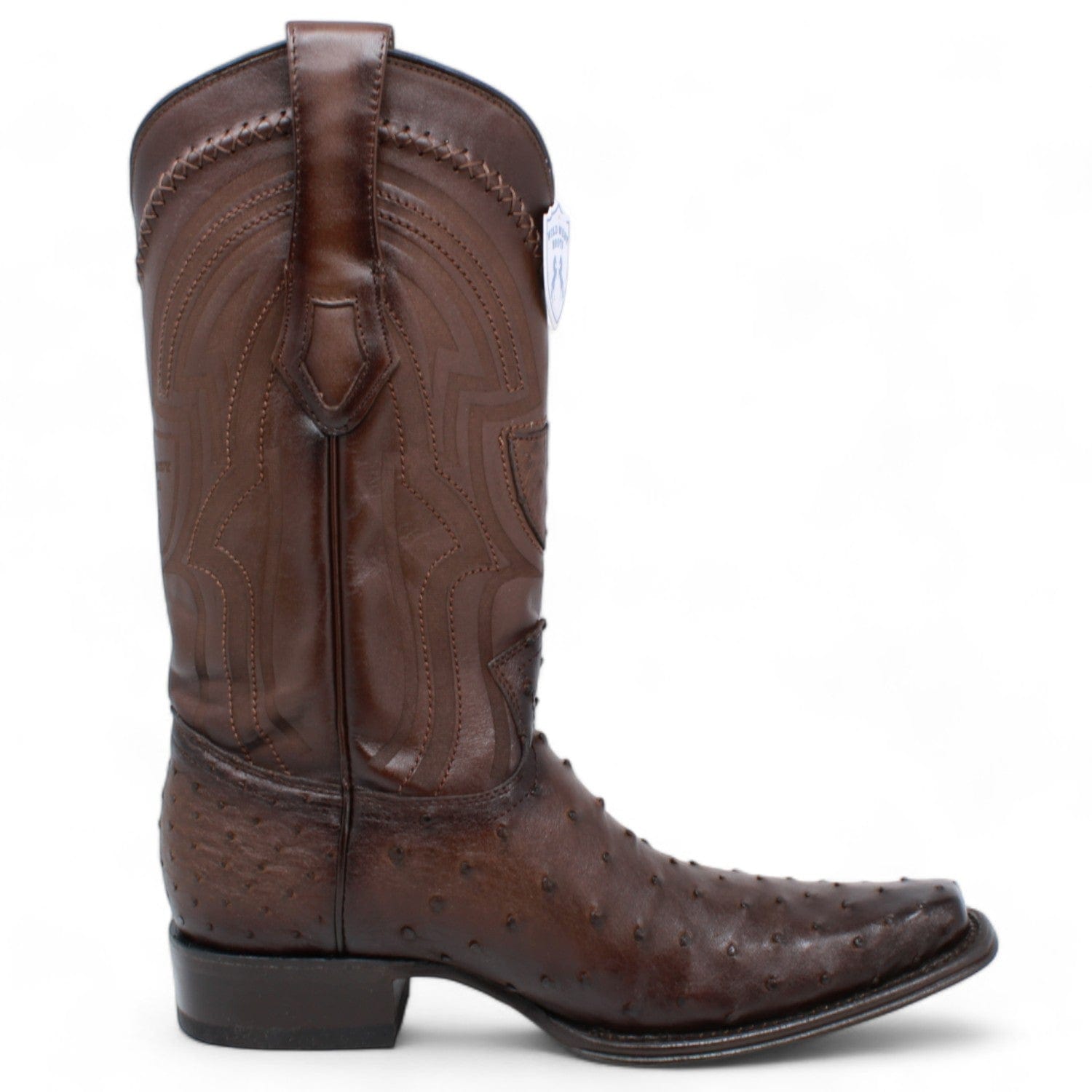 Wild West Full Quill Ostrich European Toe Boots