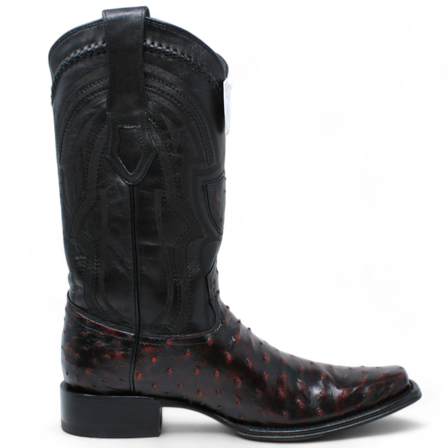 Wild West Full Quill Ostrich European Toe Boots