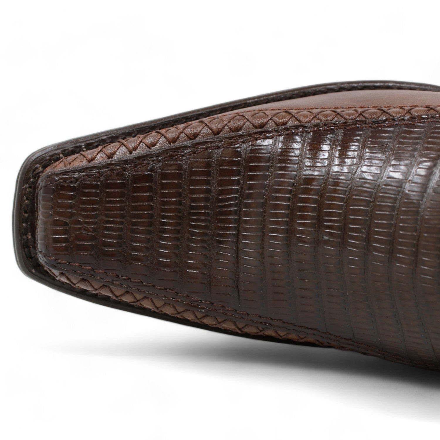 Men's Teju Lizard & Deer Skin Square Toe Boots