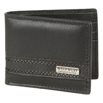 Wild West Elk Wallet 2CA65105 Handmade Leather