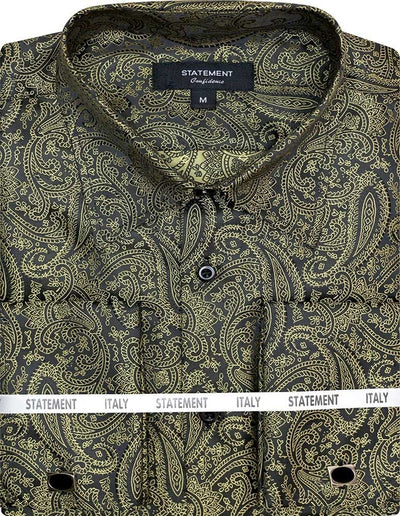Men's Patterned Woven Dress Shirt by Statement