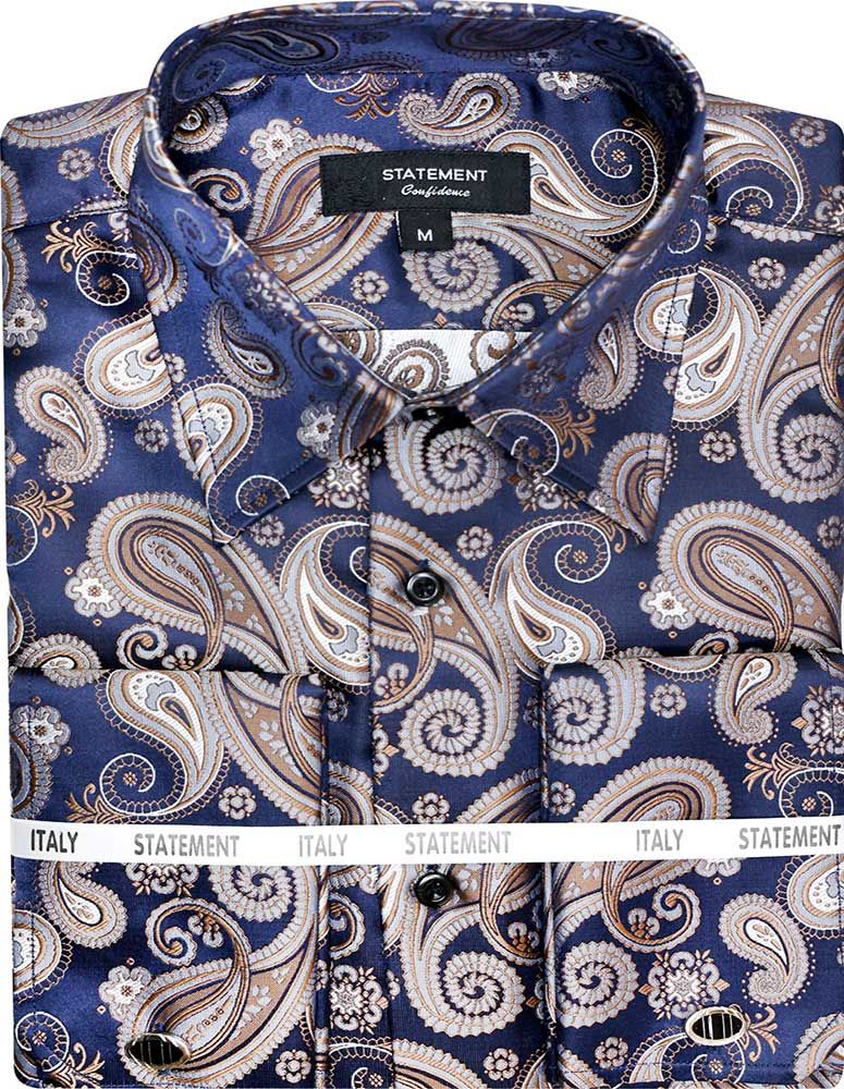 Statement Men's Long Sleeve Woven Shirt