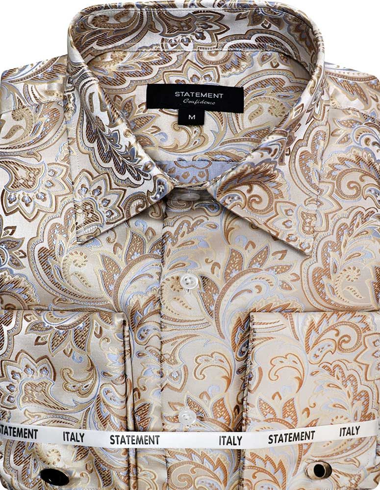 Statement Men's Long Sleeve Woven Shirt