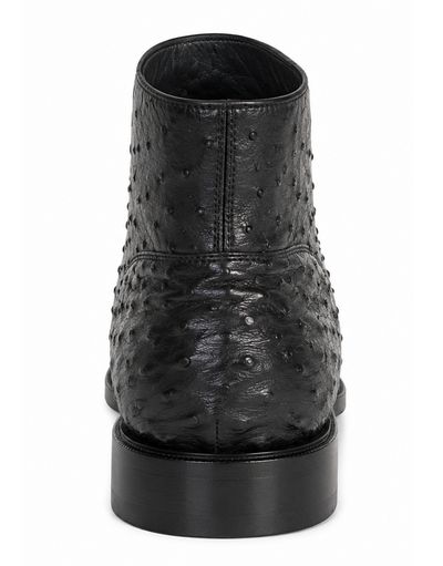 Zapato BotΓn Piel Avestruz LAB-ZA3060305 by Los Altos Boots