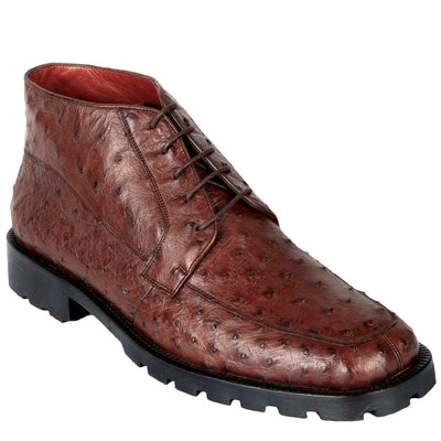 Zapato Botín Piel Avestruz LAB-ZA2060307 Café EE