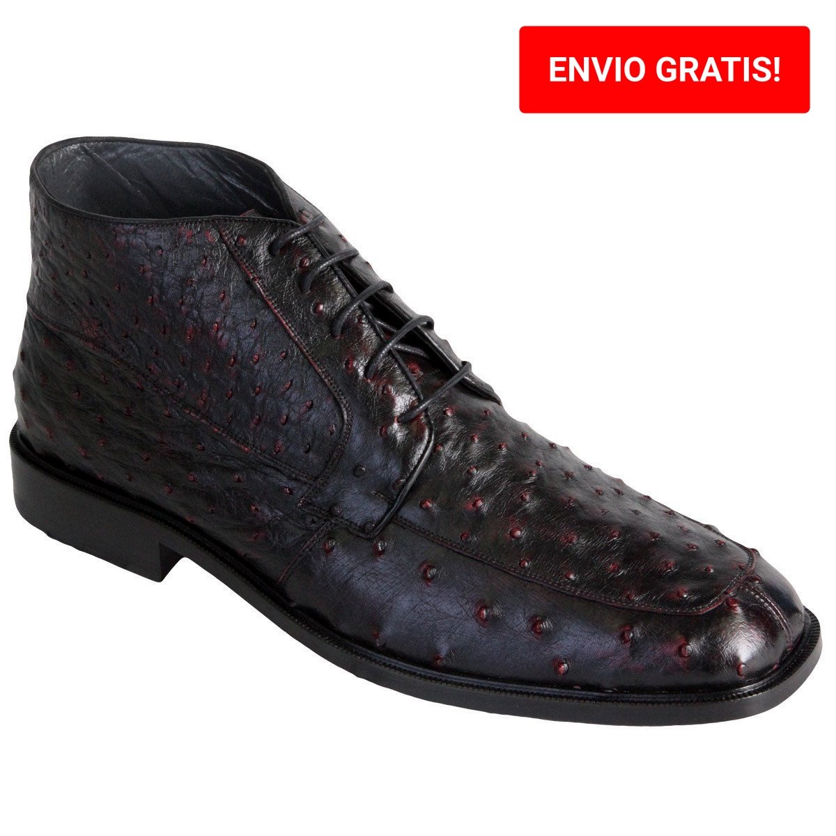 Zapato Bot??n Piel Avestruz LAB-ZA3060318