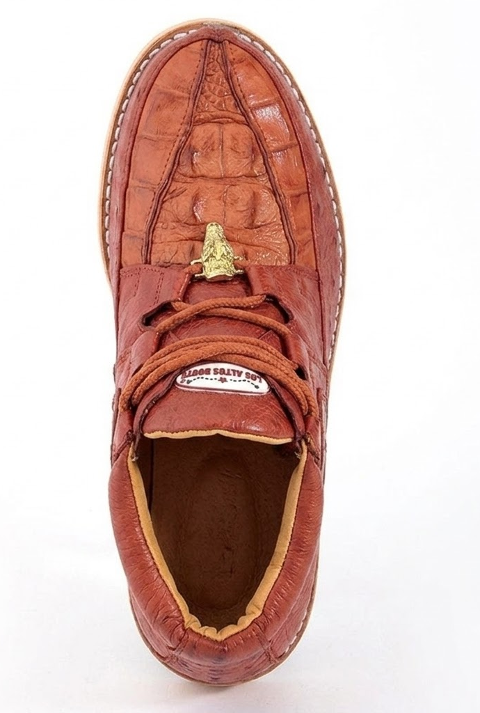 Zapato Caiman y Avestruz Panza LAB-ZA052803