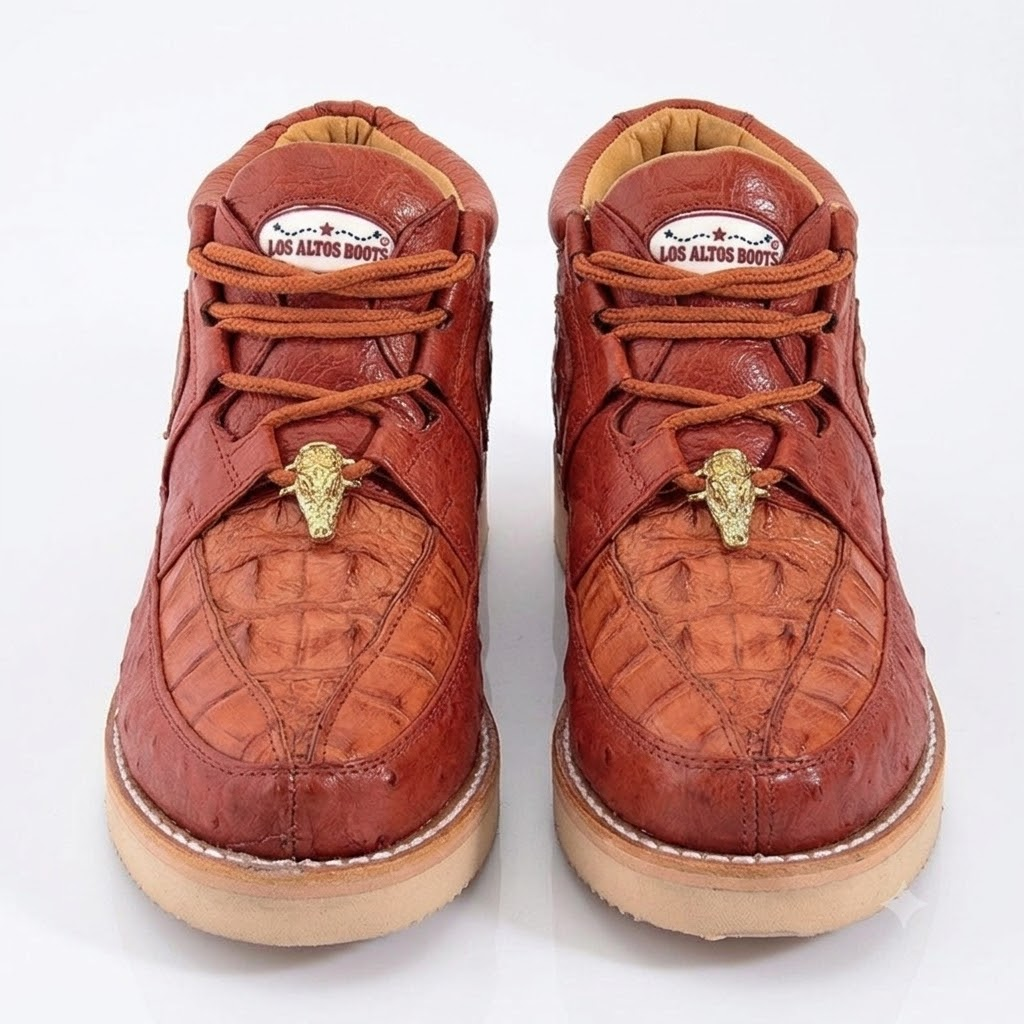 Zapato Caiman y Avestruz Panza LAB-ZA052803
