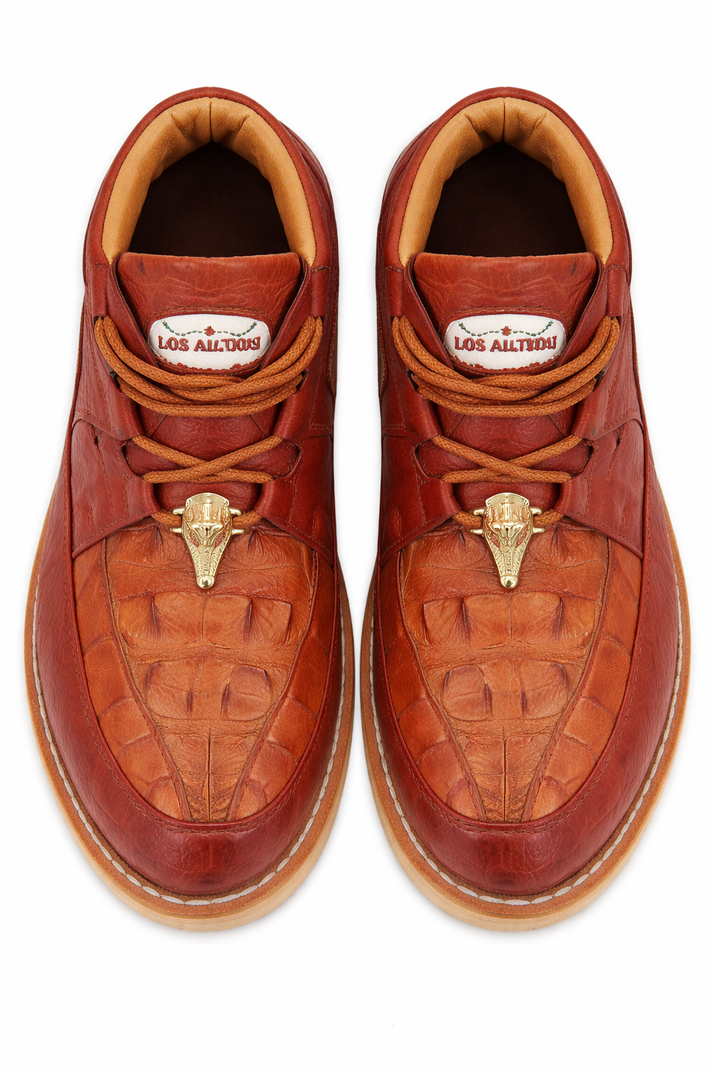 Zapato Caiman y Avestruz Panza LAB-ZA052803