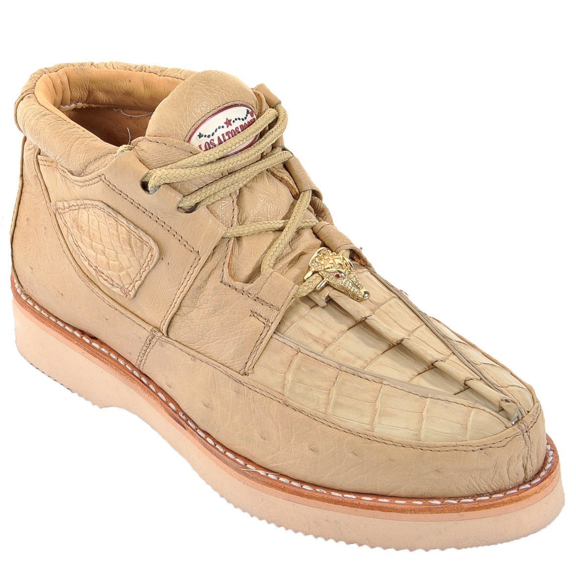 Zapato Caiman y Avestruz Panza LAB-ZA050211