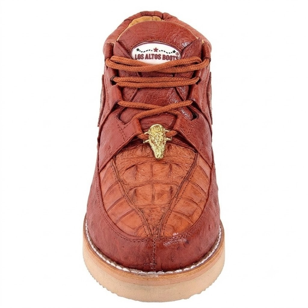 Zapato Caiman y Avestruz Panza LAB-ZA052803