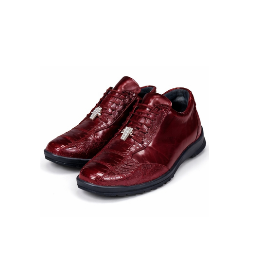 Men’s Genuine Ostrich Leather Sneaker LAB-ZC091906