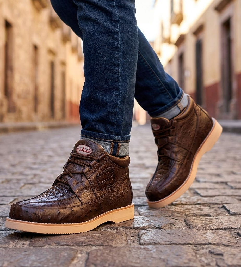 Zapato Caimán y Avestruz LAB-ZA0502 by Los Altos