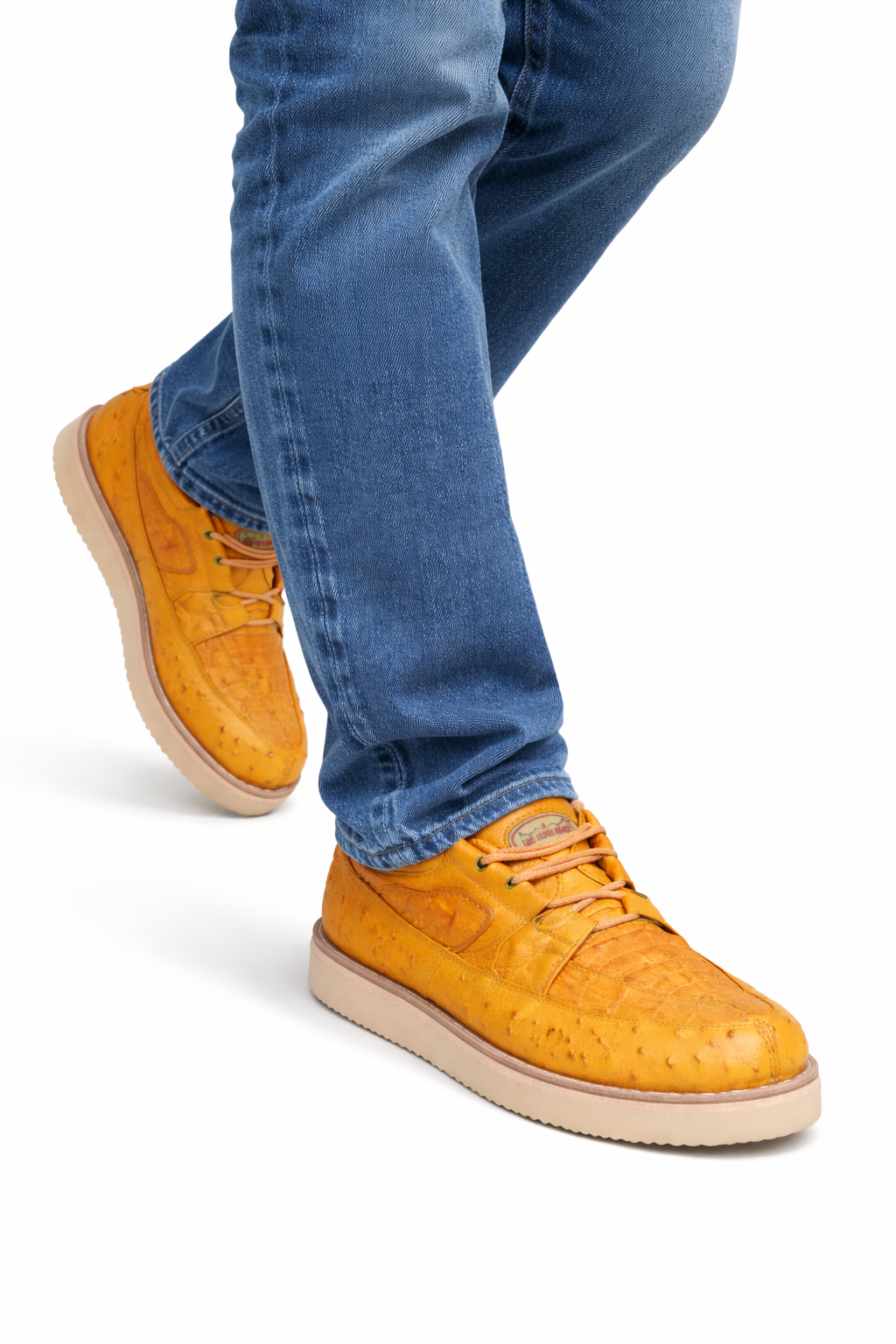 Zapato Piel Caiman y Avestruz LAB-ZA050202