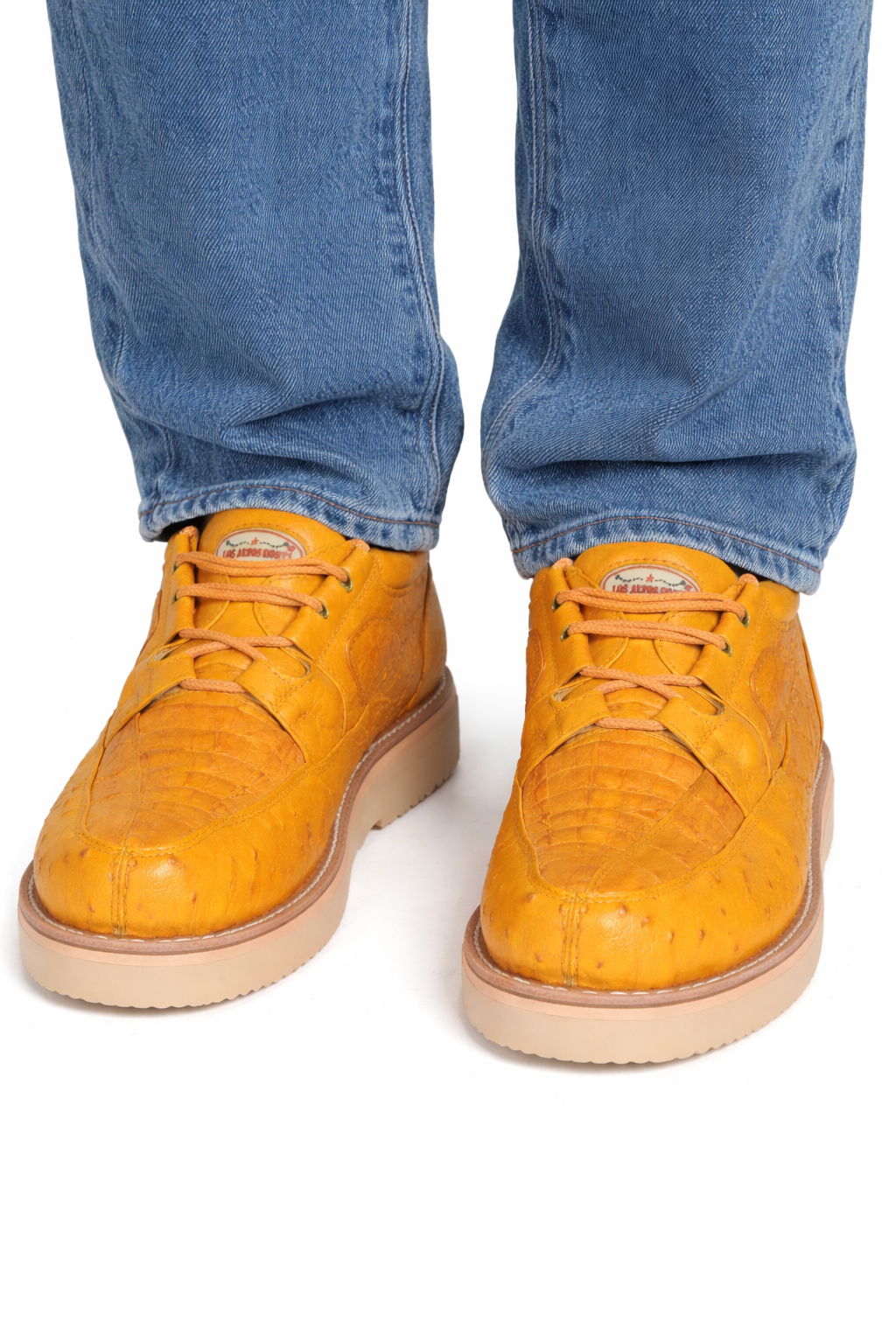 Zapato Piel Caiman y Avestruz LAB-ZA050202