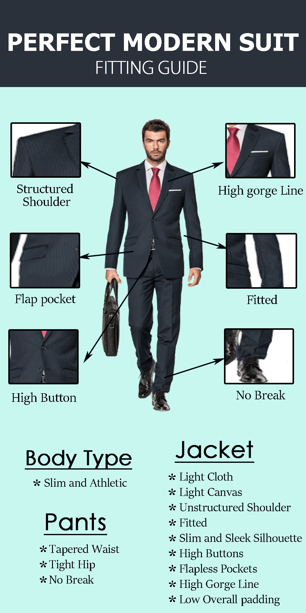 modern fitted suits