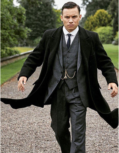 Michael Gray 3PC Suit and Overcoat Costume