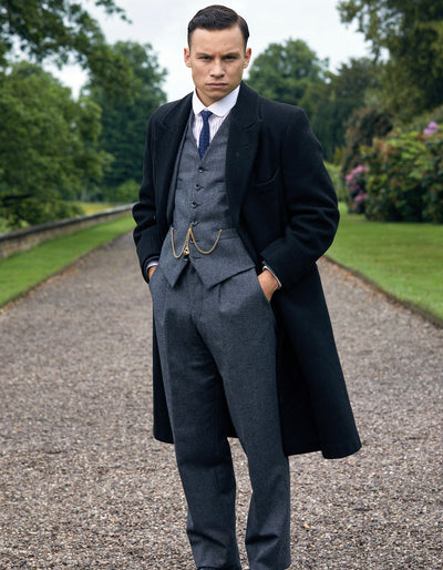 Michael Gray Gangster Suit & Overcoat Set