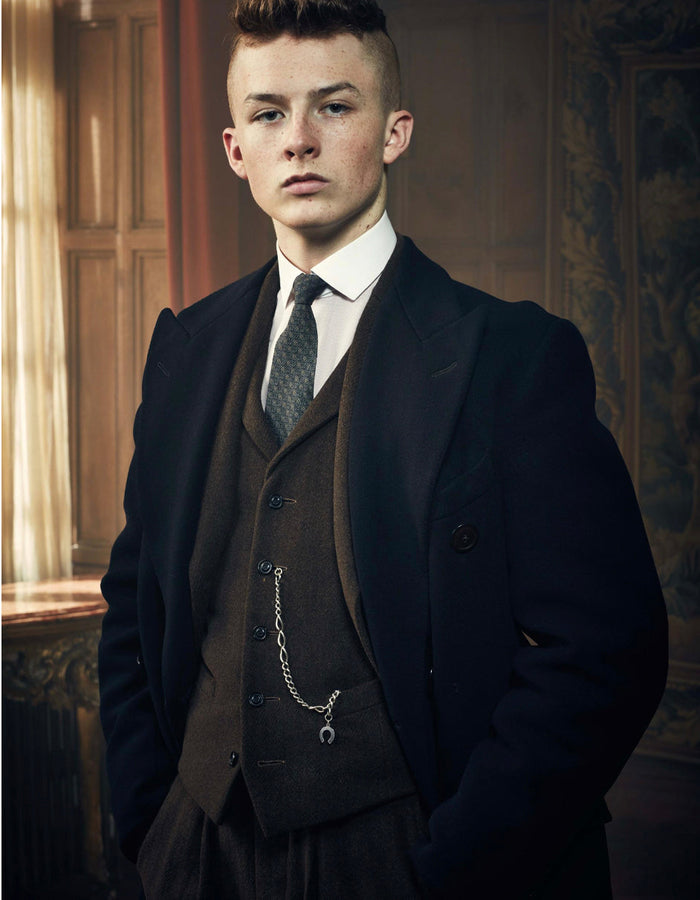 Finn Shelby Inspired Suit & Overcoat for Men