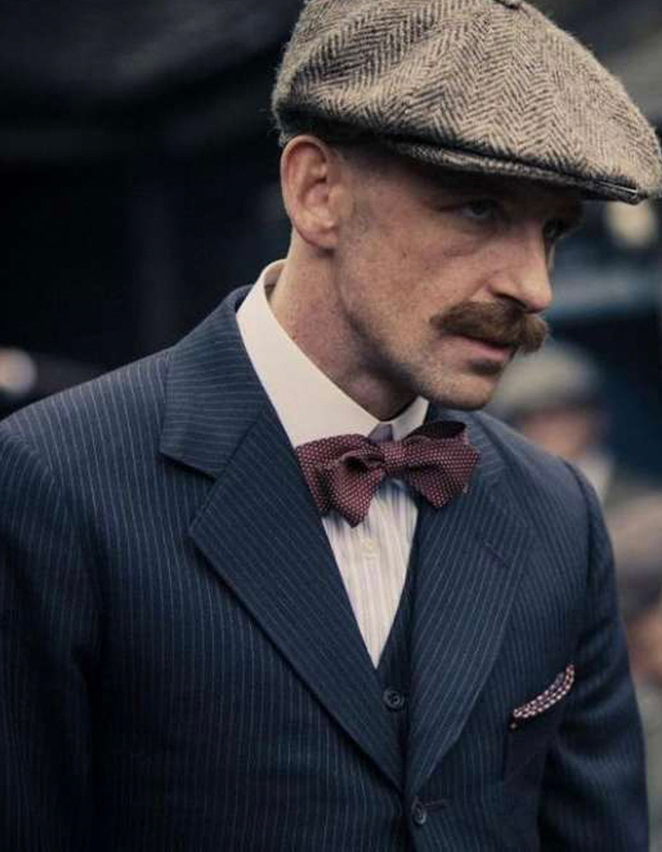 Arthur Shelby Vested Pinstripe Costume Suit