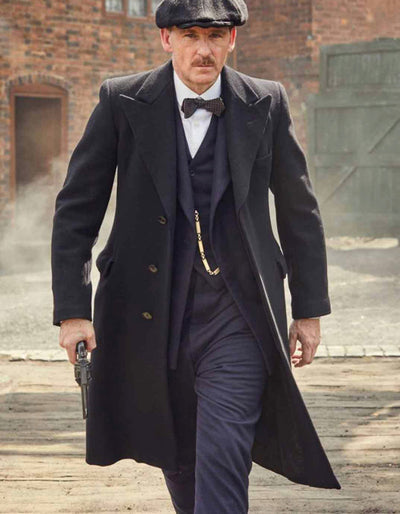 Arthur Shelby Gangster Suit with Overcoat & Hat