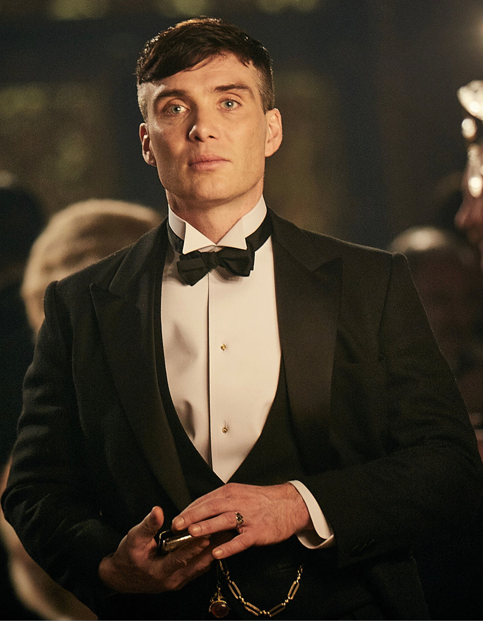Thomas Shelby Black Vested Tuxedo for Men