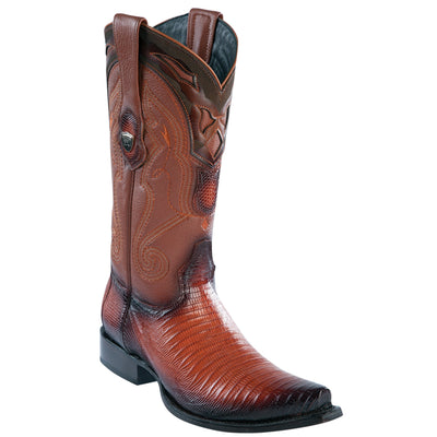 Snip Toe Lizard Boots