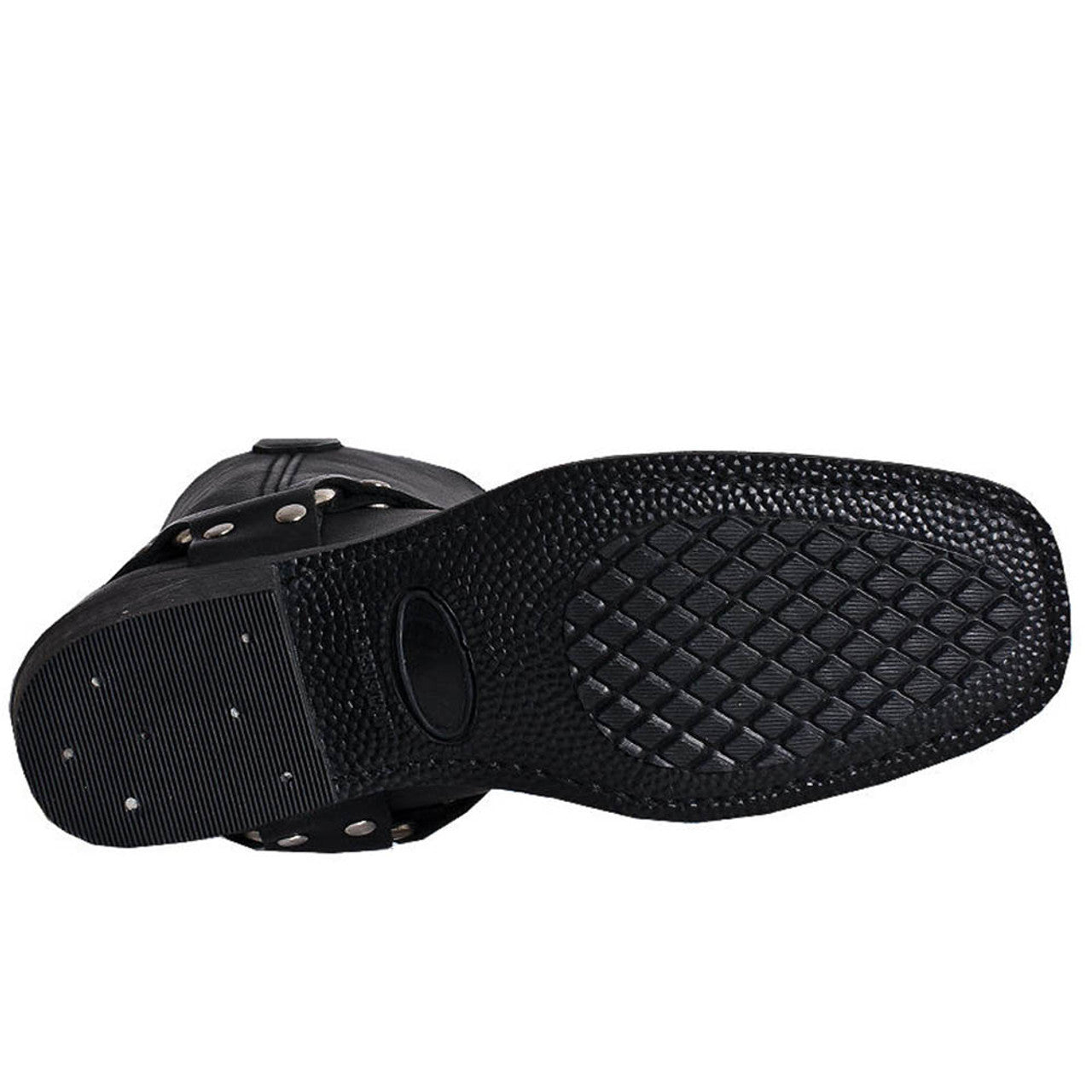 Dingo Black Womens Leather Motorcycle Boots