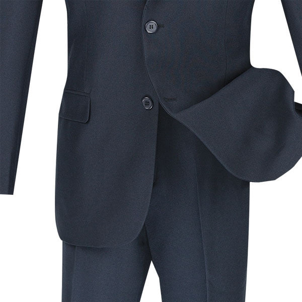 Navy Slim Fit Two Piece Suit - 2 Button