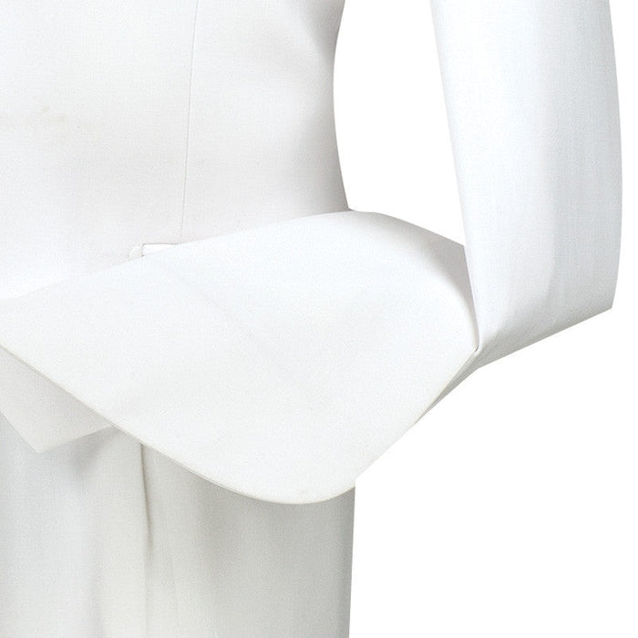 Morgan Collection Regular Fit 3 Piece Suit White